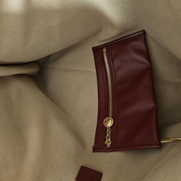 Gucci Red Rajah Leather Tote Bag with pouch - Picture 5 of 7